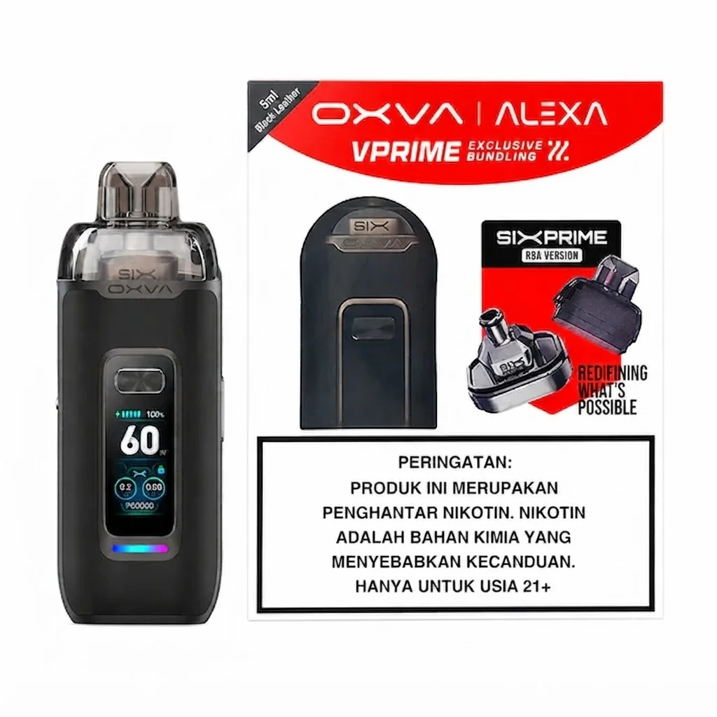 Oxva VPrime Bundling RBA - Black Leather