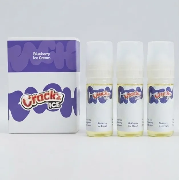 Crackz Ice Pack Saltnic 15ml - V5 Blueberry Ice Cream 25mg