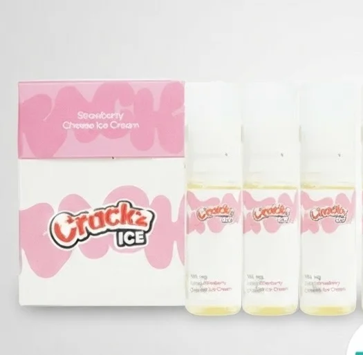 Crackz Ice Pack Saltnic 15ml - V1 Strawberry Cheese Ice Cream 25mg