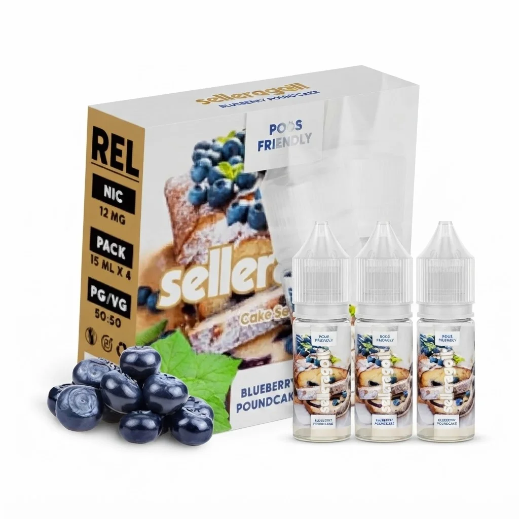 Liquid Selleragoll Creamy Pods Friendly Series 15ml Blueberry Poundcake 12mg