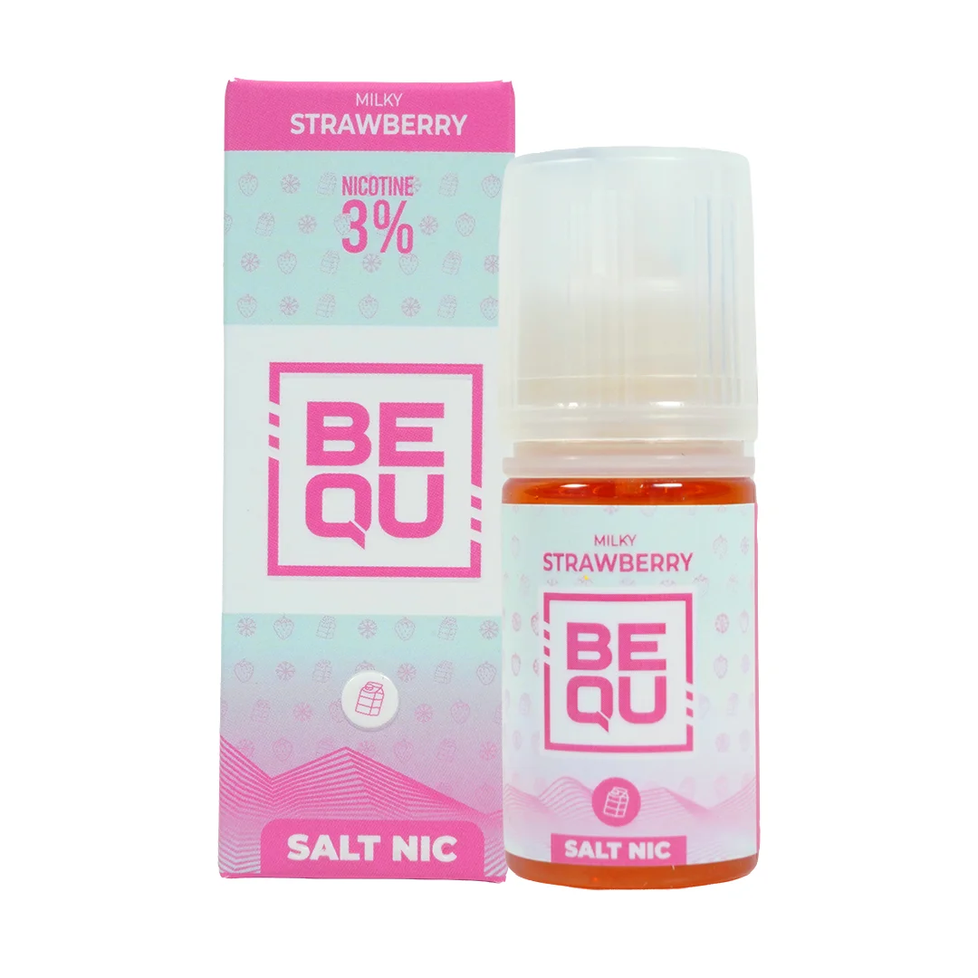 Bequ Saltnic Milky Series 30ml - Strawberry 30mg