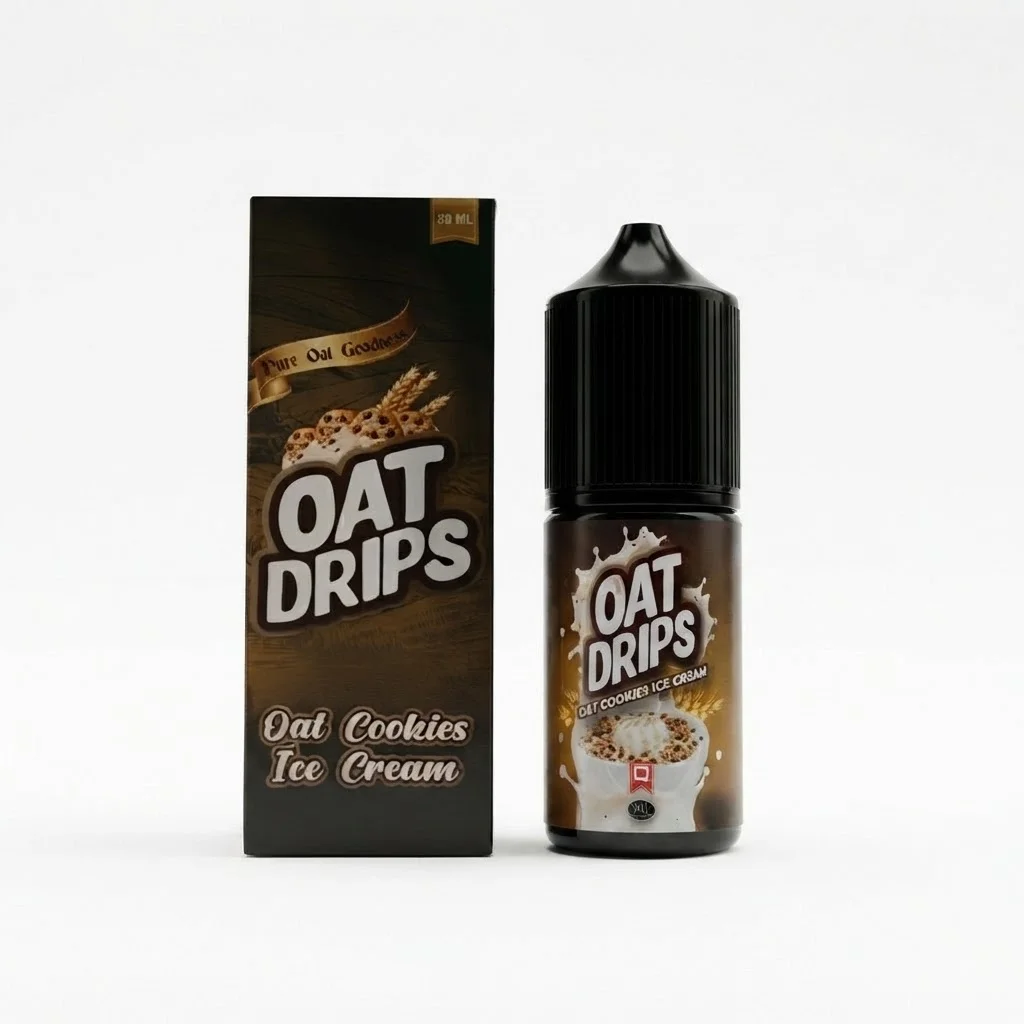Oat Drips Pod Friendly 30ml - Oat Cookies Ice Cream 15mg