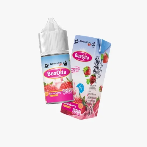 Buaqita Saltnic 30ml - Strawberry 30mg