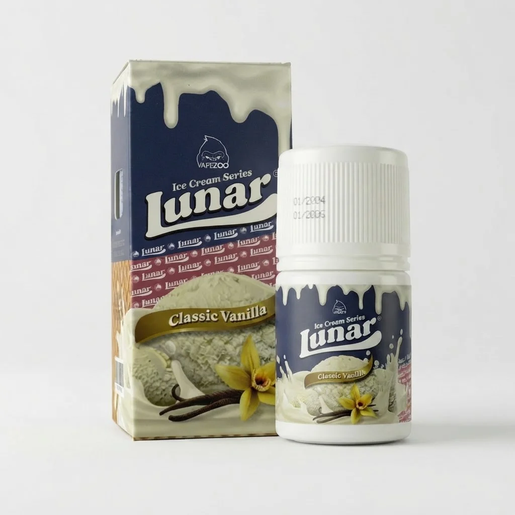 Lunar Ice Cream 60ml - Classic Vanilla 3mg