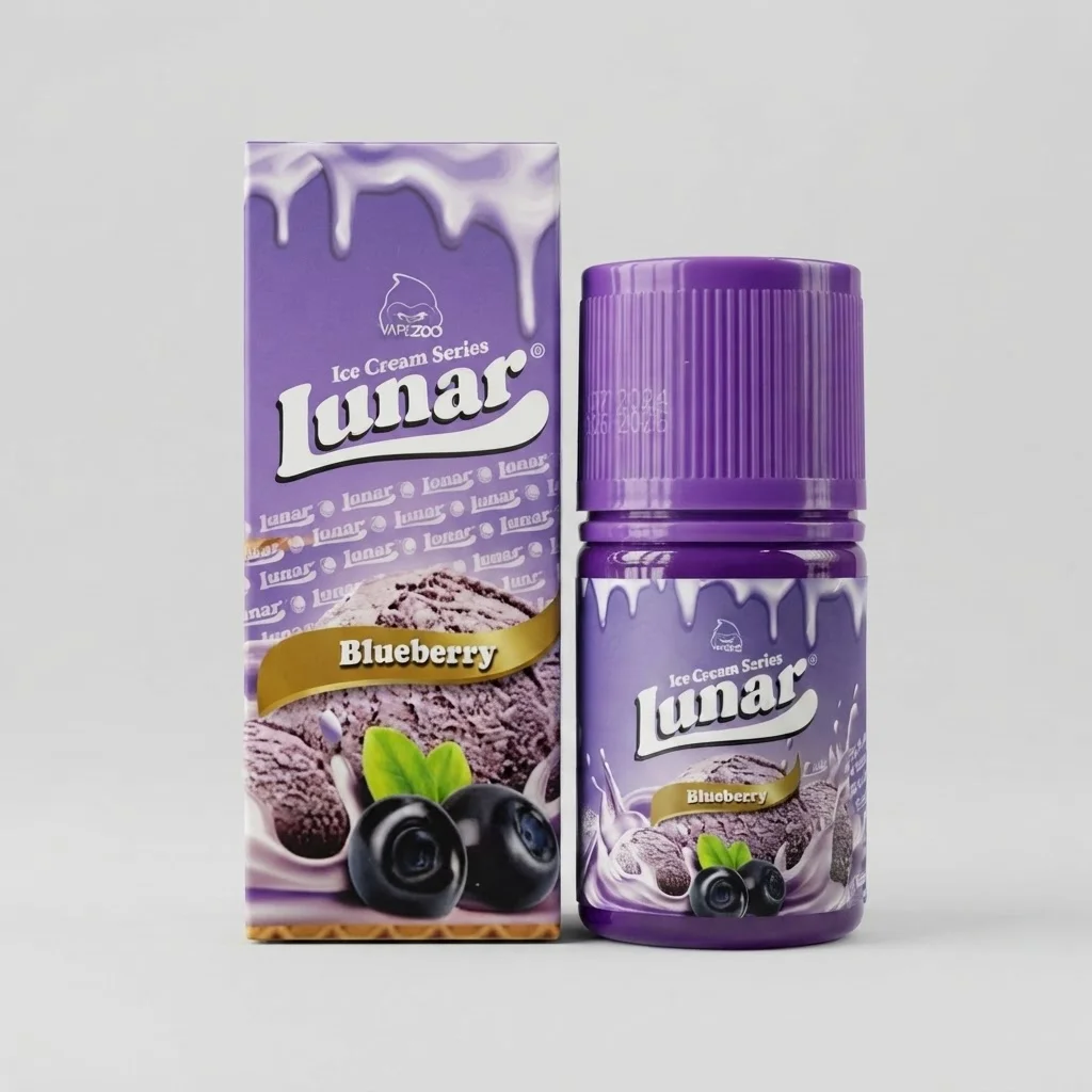 Lunar Ice Cream 60ml - Blueberry Ice Cream 6mg