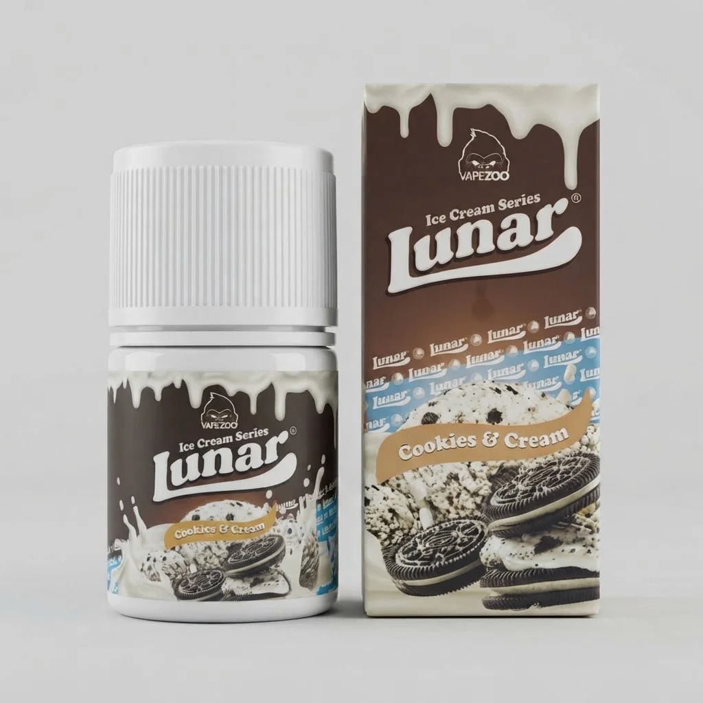 Lunar Ice Cream 60ml - Cookies and Cream 6mg