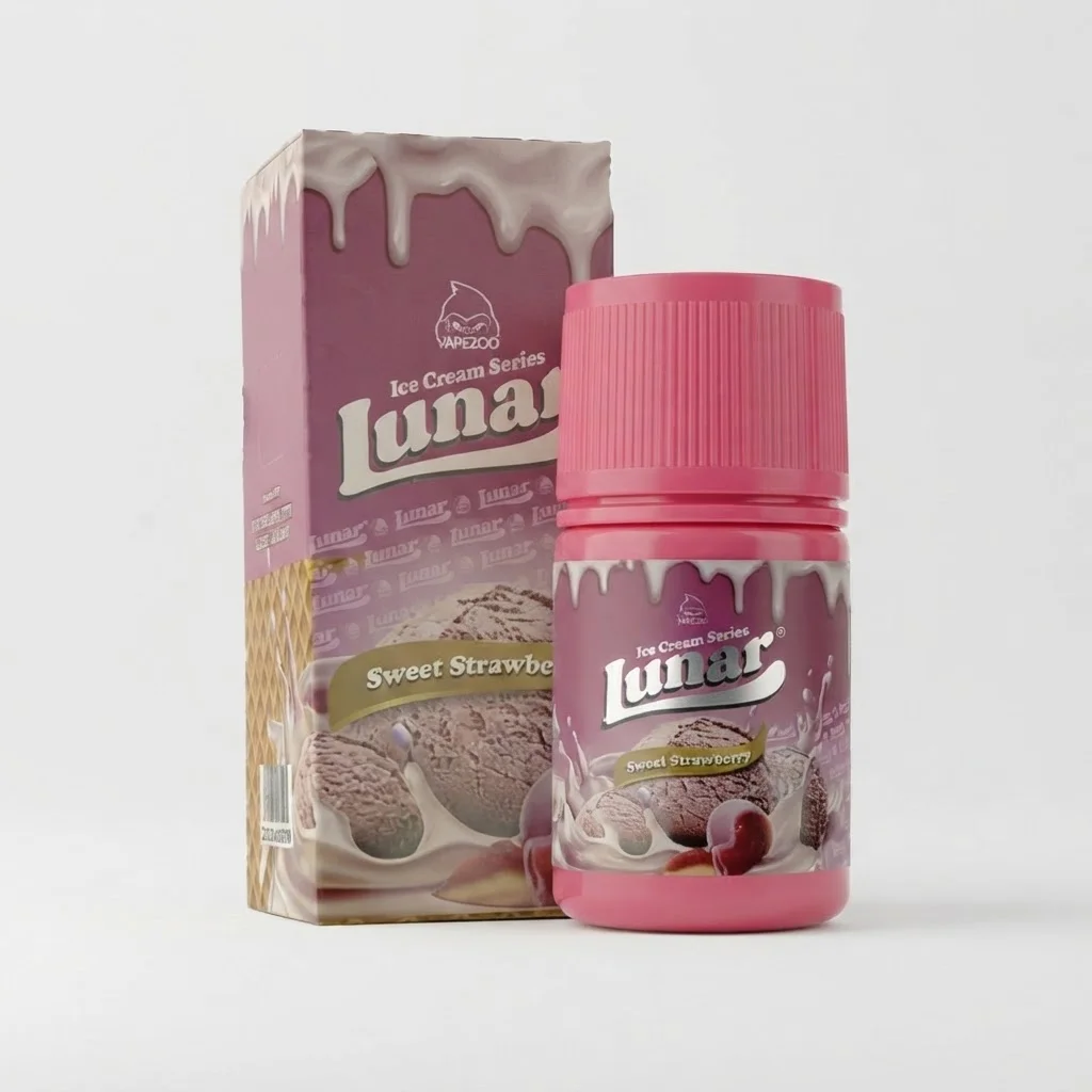 Lunar Ice Cream 60ml - Strawberry Ice Cream 3mg