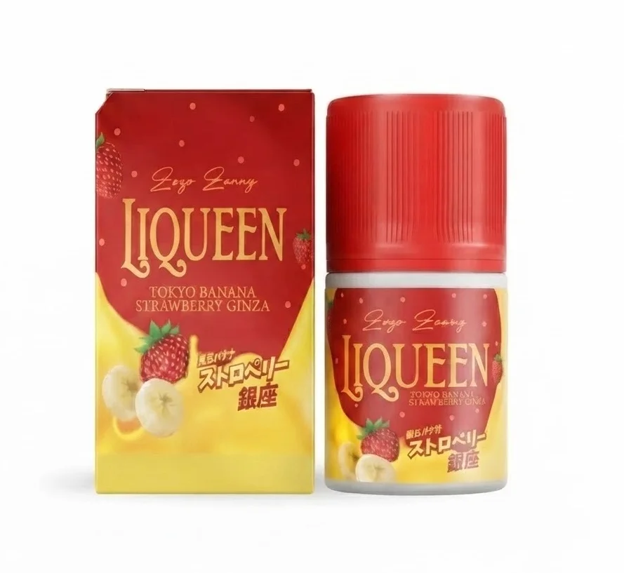 Liqueen 60ml - V4 Tokyo Banana Strawberry Ginza 6mg
