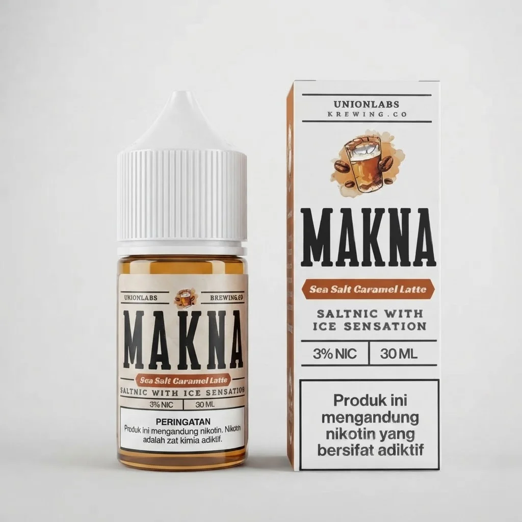 Makna Ice Saltnic Series 30ml - Seasalt Caramel Latte 30mg
