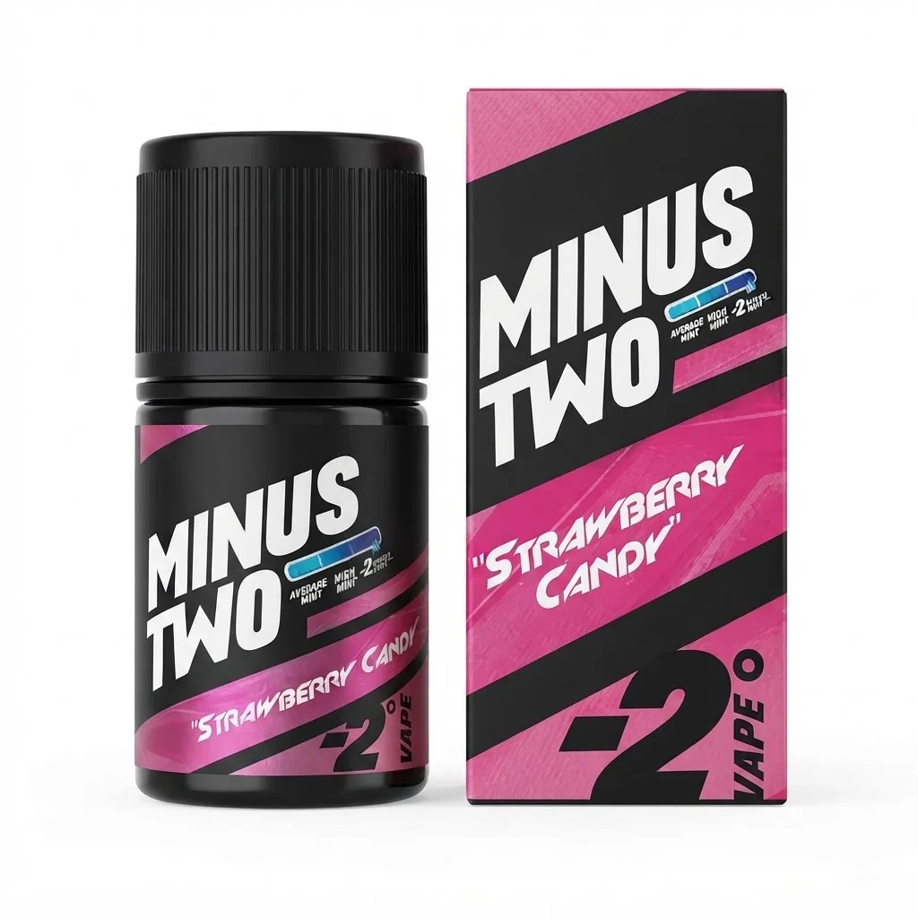 Minus Two 60ml - V7 Strawberry Candy 3mg