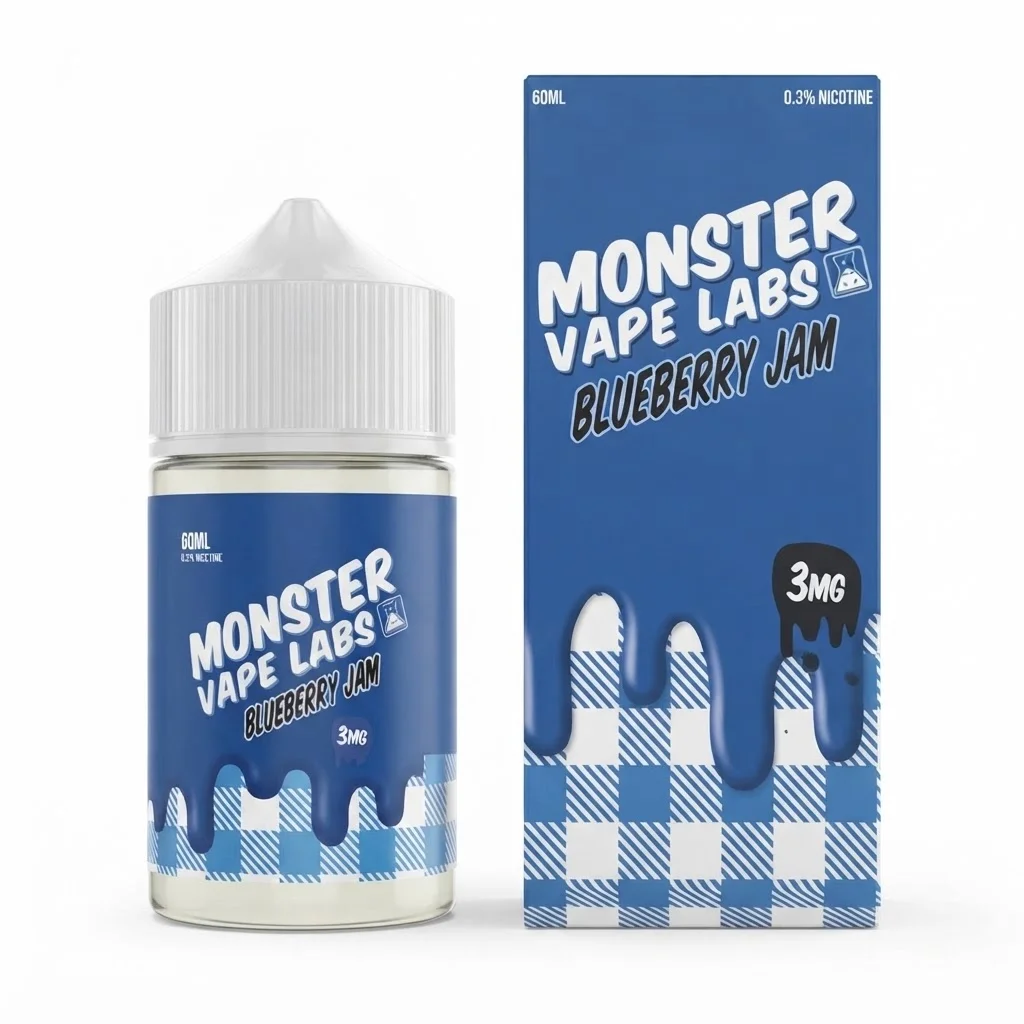 Monster Vape Labs 60ml - Blueberry 3mg