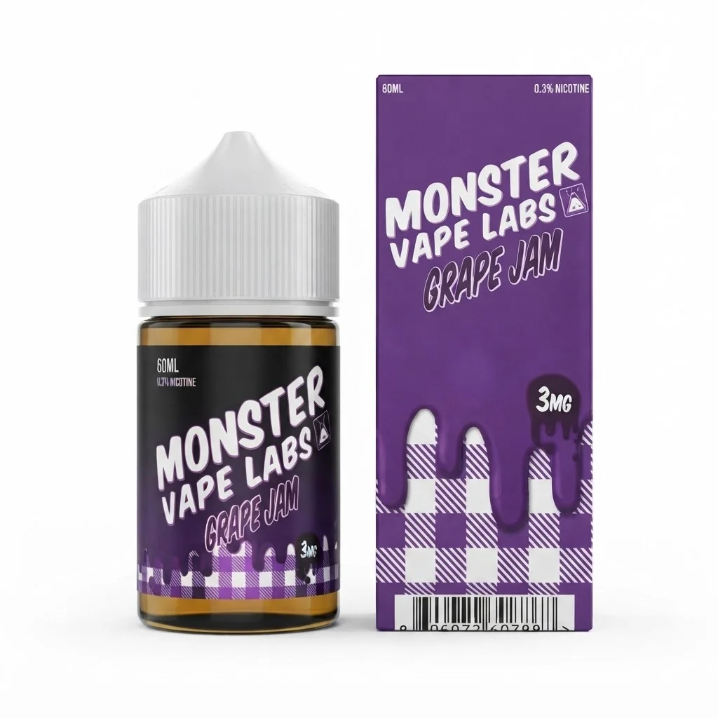 Monster Vape Labs 60ml - Grape 3mg