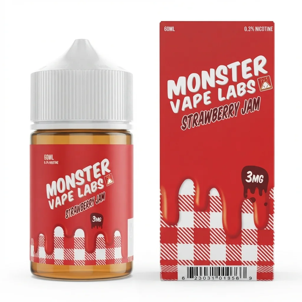 Monster Vape Labs 60ml - Strawberry 3mg