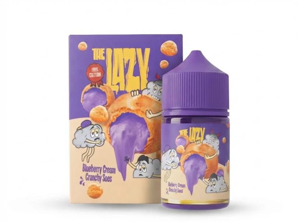 The Lazy 60ml - V1 Blueberry Cream Crunch 6mg