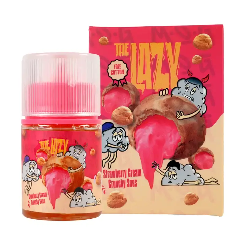 The Lazy 60ml - V2 Strawberry Cream Crunch 3mg