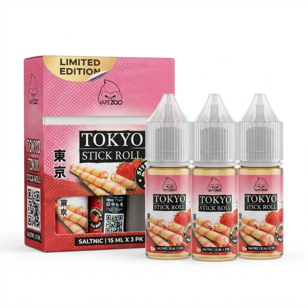 Tokyo Pack Series 15ml - Stick Roll Strawberry 30mg