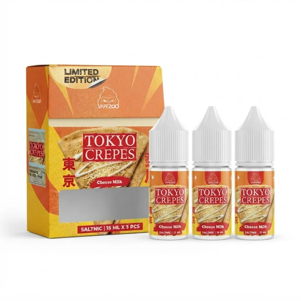Tokyo Pack Series 15ml - Crepes Original Cheese Milk 30mg