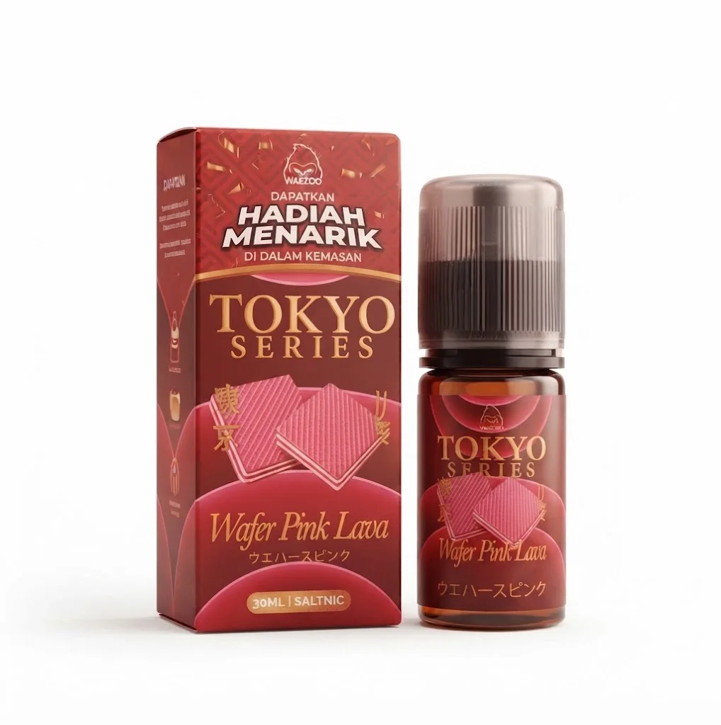 Tokyo Wafer Saltnic Series 30ml - Wafer Pink Lava 30mg