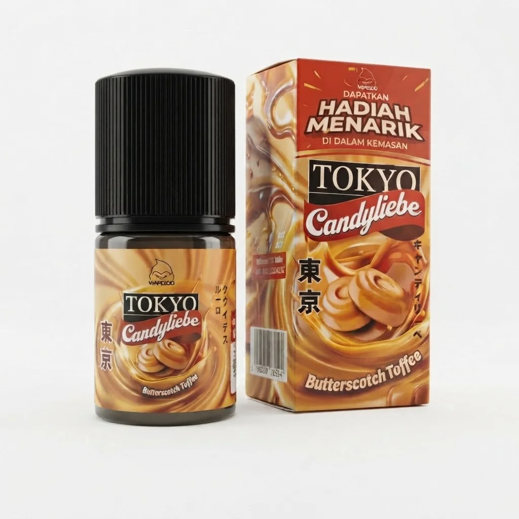Tokyo Candyliebe 60ml - Buttescotch Toffee 6mg
