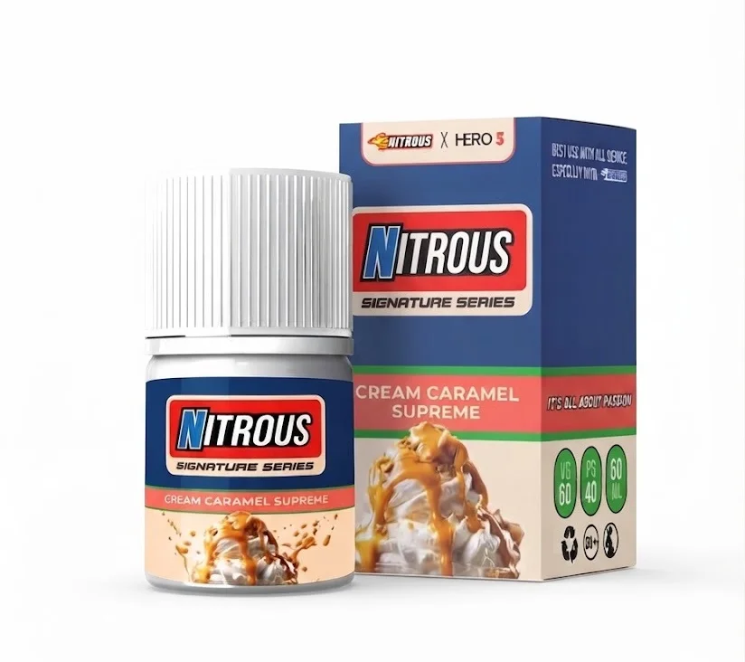 Nitrous Signature Series 60ml - Cream Caramel Supreme 9mg
