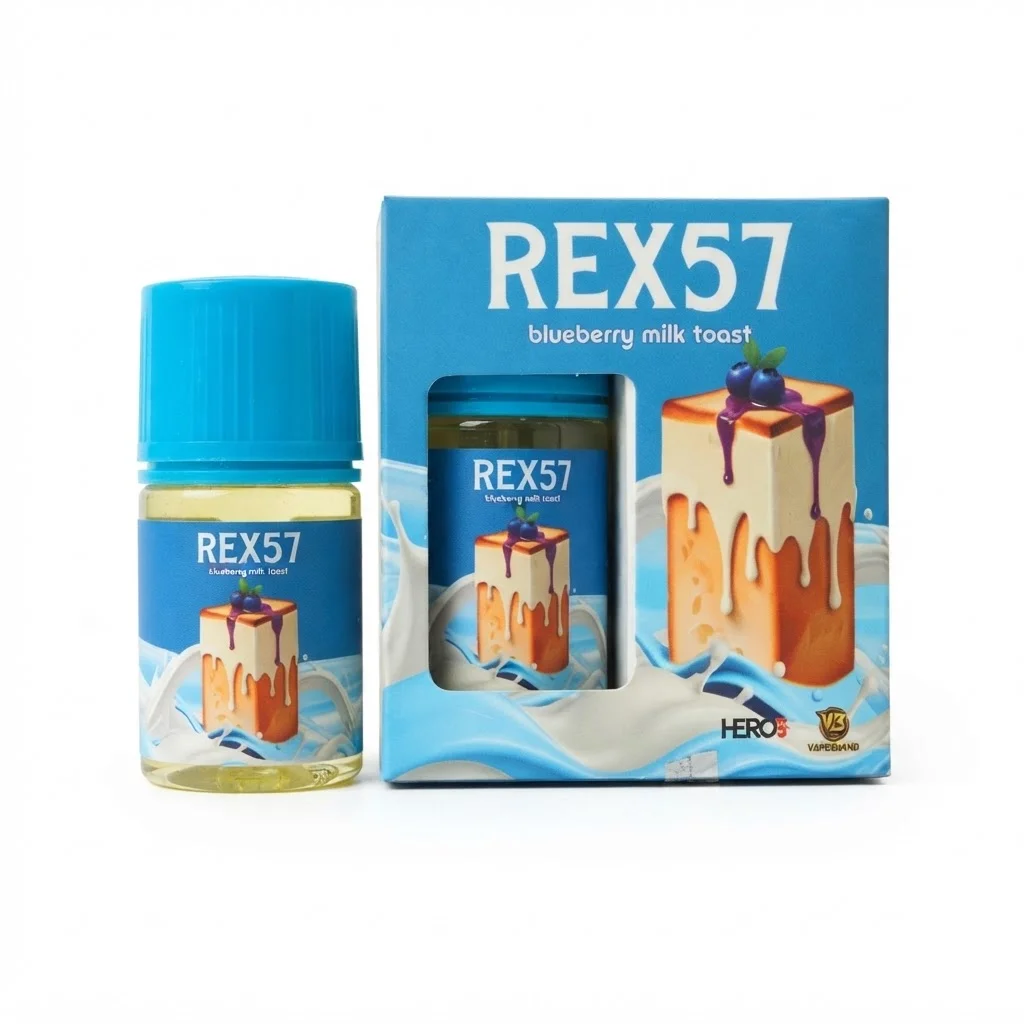 Rex 57 60ml - Blueberry Milk Toast 6mg