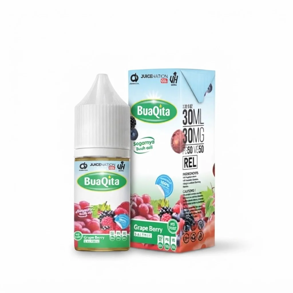 Buaqita Saltnic Mix Series 30ml - Grape Berry 30mg