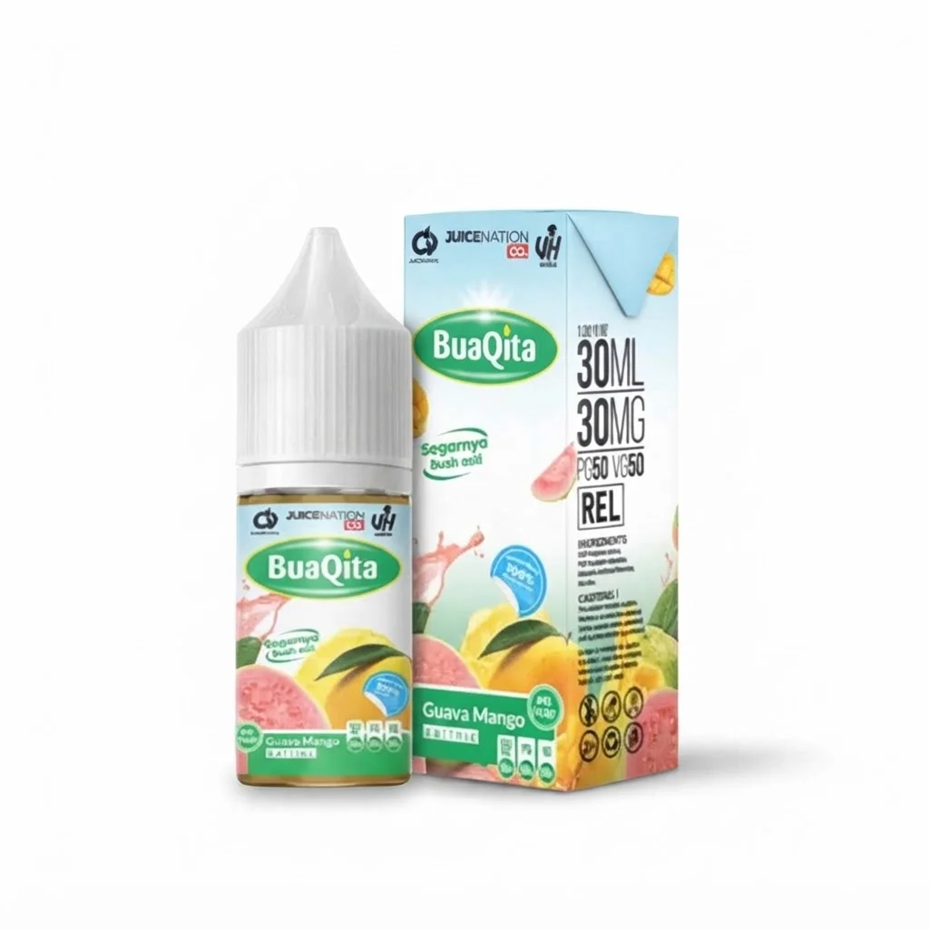 Buaqita Saltnic Mix Series 30ml - Guava Mango 30mg