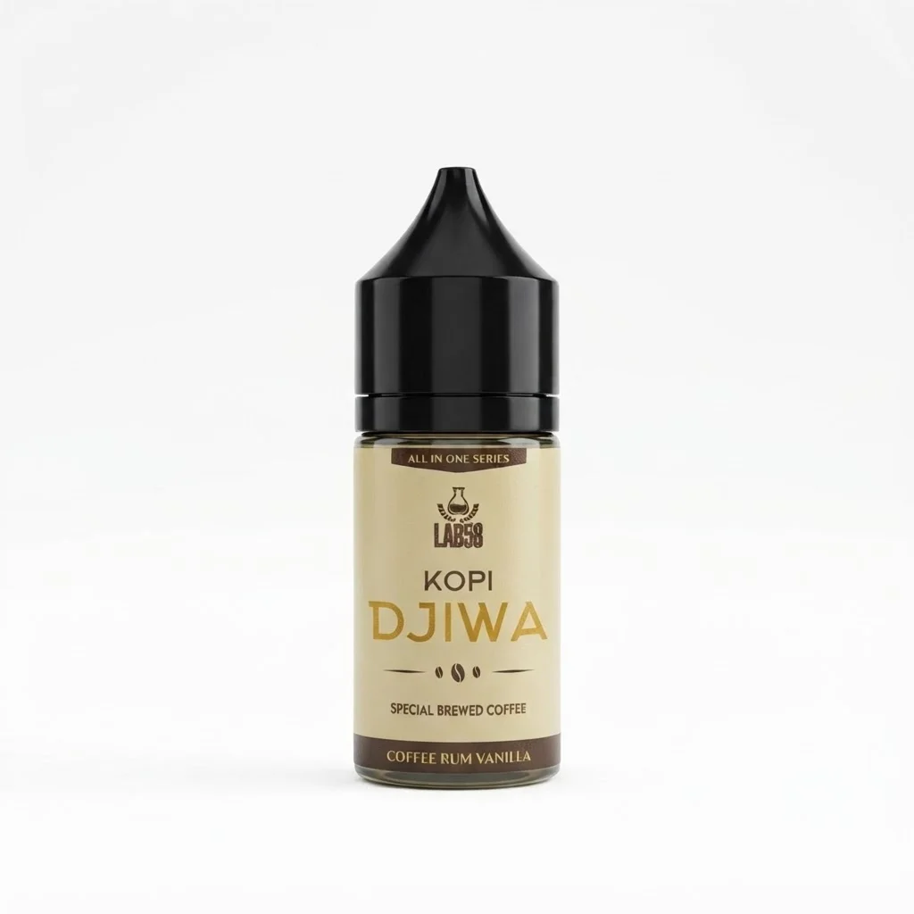 Kopi Djiwa Series Pods Friendly 30ml - Coffee Rum Vanilla 9mg