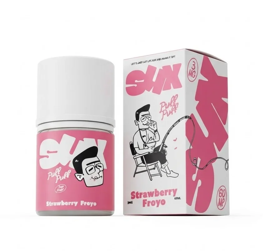 Suxx Xeed 60ml - Puff Strawberry Froyo 3mg