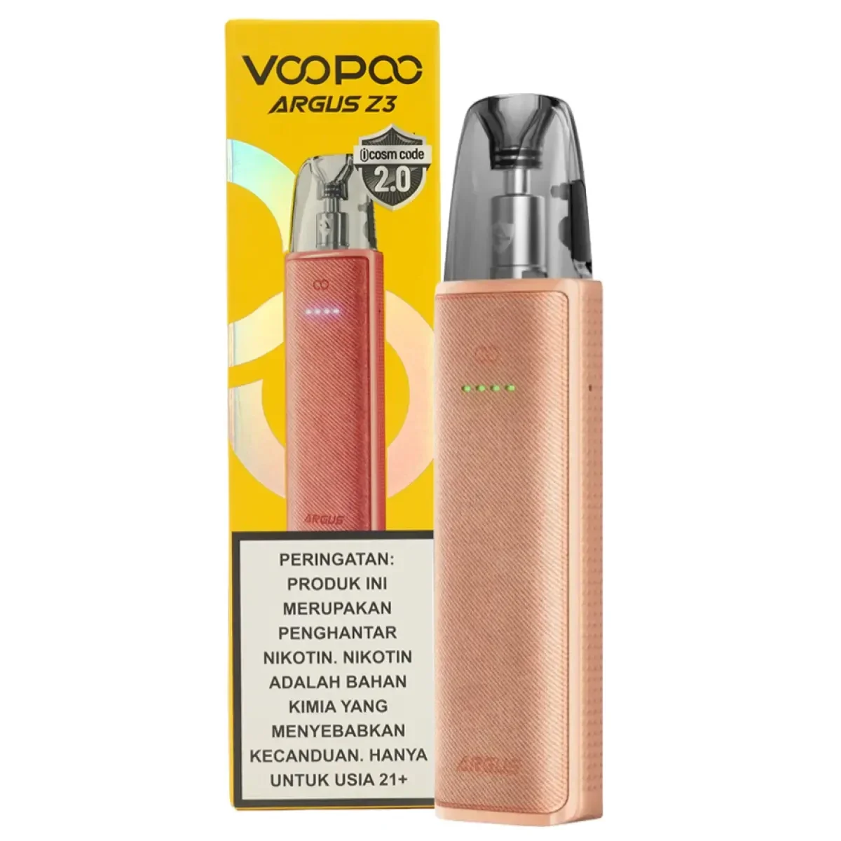 Voopoo Argus Z3 Pod Kit - Coral Pink