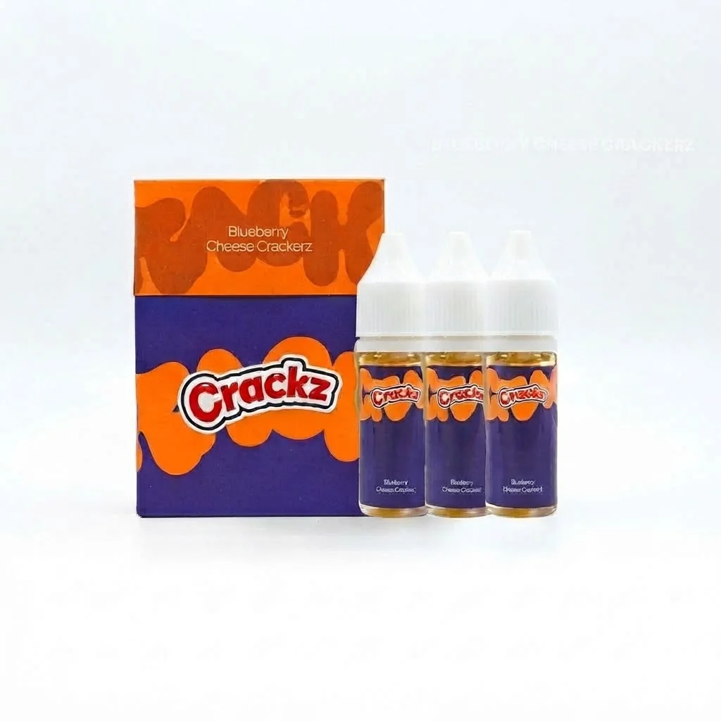 Crackz Pack Saltnic 15ml - Blueberry Cheese Crackerz 25mg