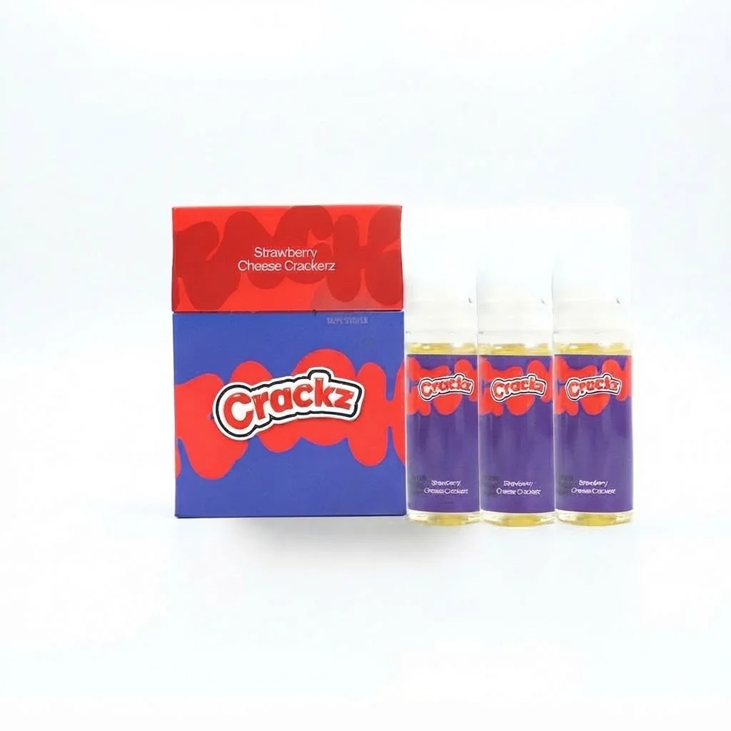 Crackz Pack Saltnic 15ml - Strawberry Cheese Crackerz 25mg