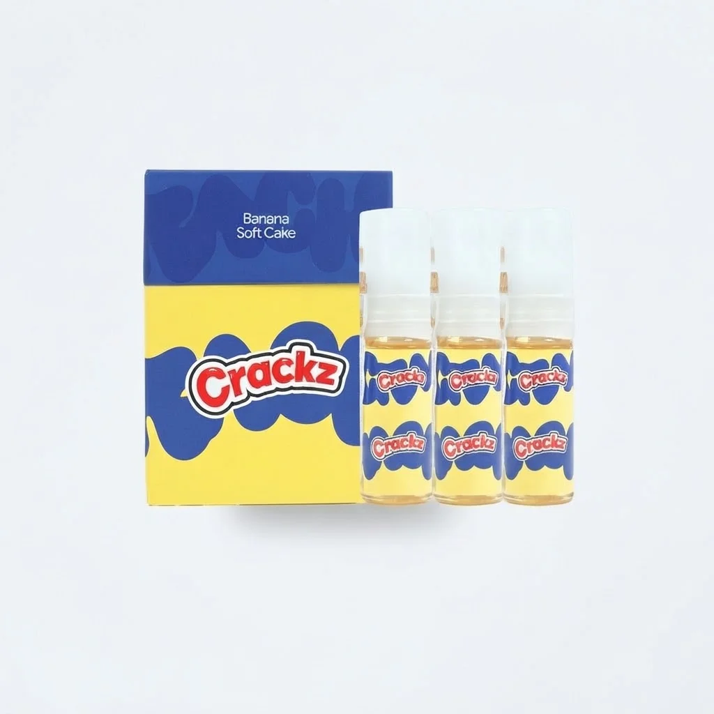 Crackz Pack Saltnic 15ml - Banana Softcake 25mg