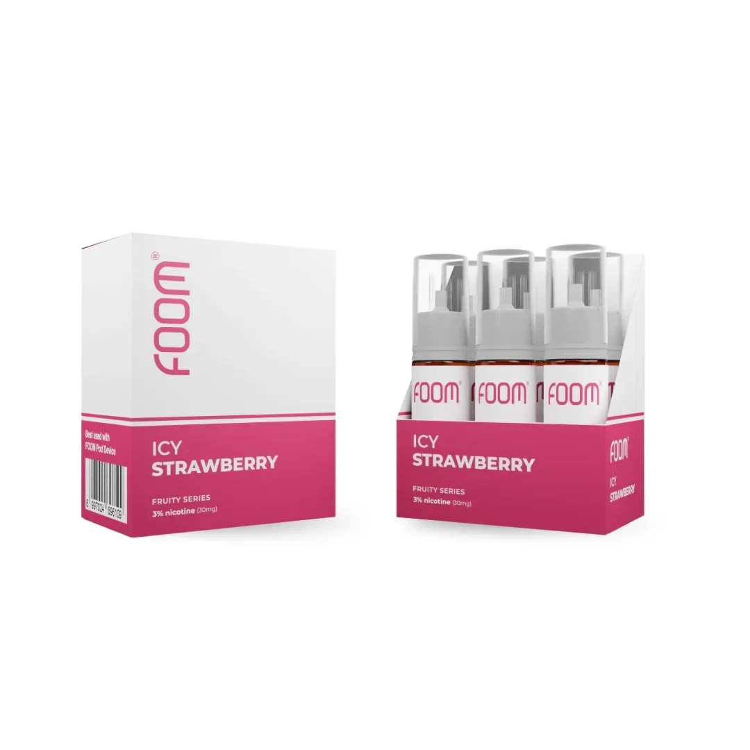 Foom Salt Slof Series 15ml - Icy Strawberry 30mg