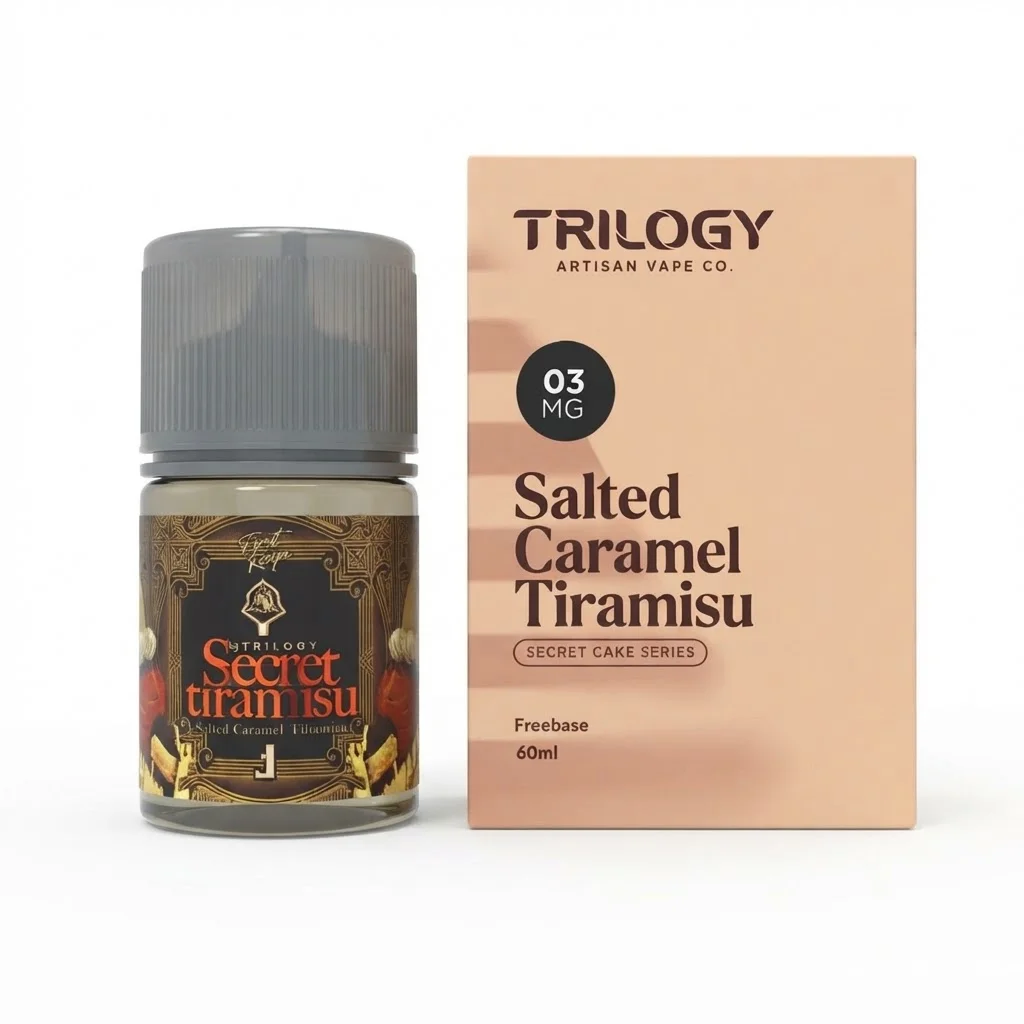 Trilogy Secret Cake Series 60ml - Salted Caramel Tiramisu 3mg