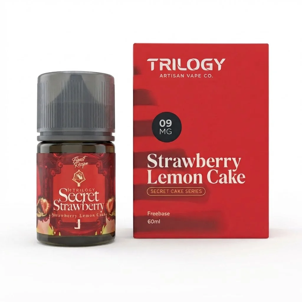 Trilogy Secret Cake Series 60ml - Strawberry Lemon 9mg