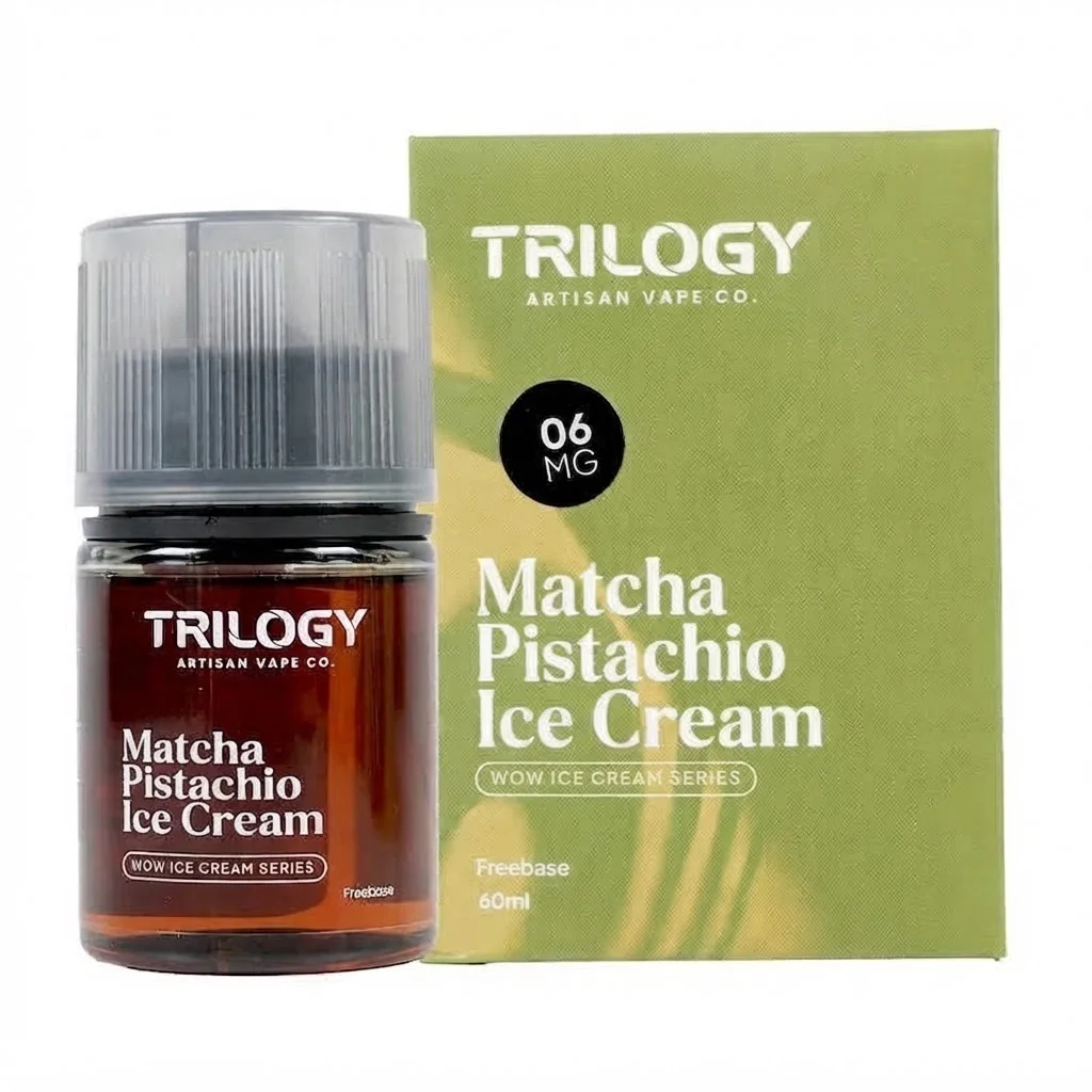 Trilogy Wow Ice Cream Series 60ml - Matcha Pistachio Ice Cream 6mg