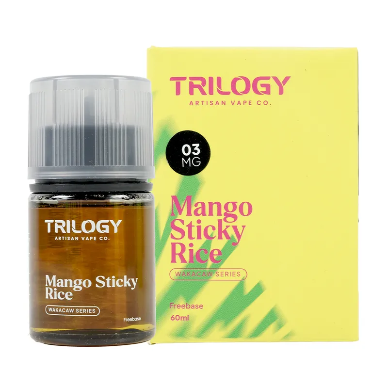 Trilogy Wakacaw Series 60ml - Mango Sticky Rice 3mg