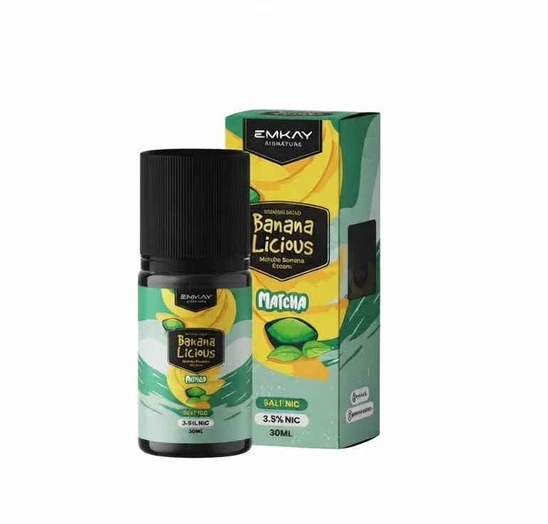 Bananalicious Saltnic 30ml - Matcha Banana Cream 35mg