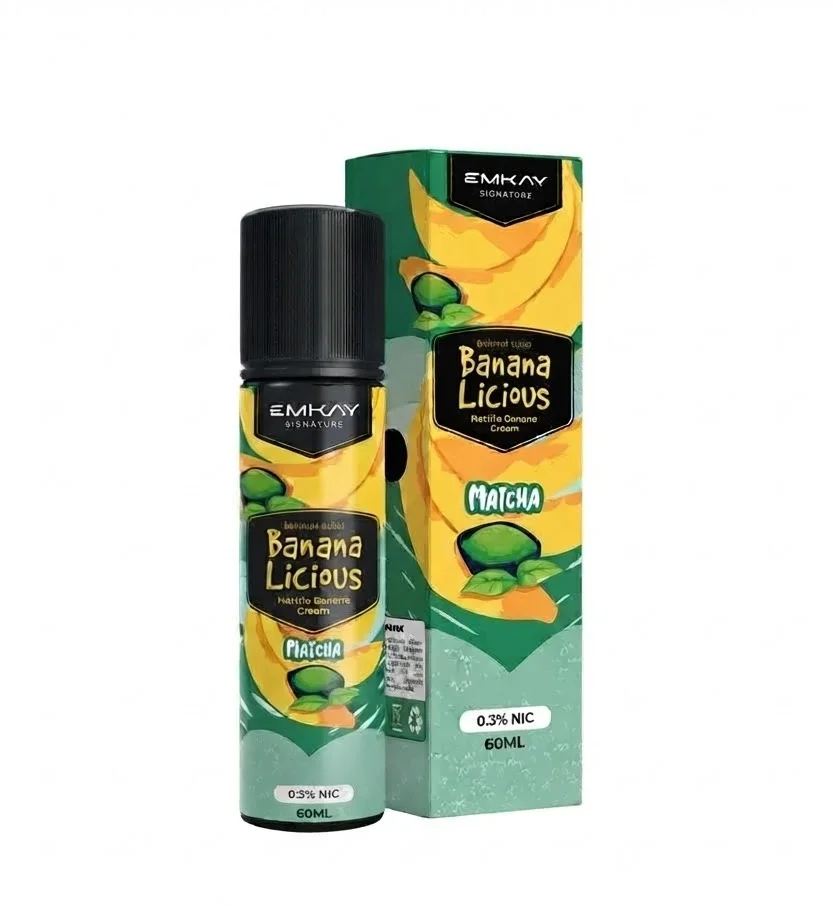 Bananalicious 60ml - Matcha Banana Cream 6mg