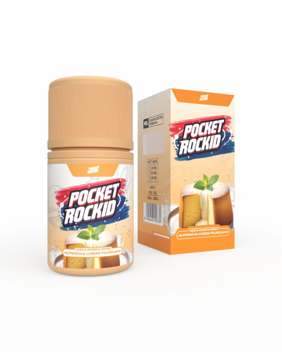 Pocket Rockid 60ml - Supernova Cheese Poundcake 9mg