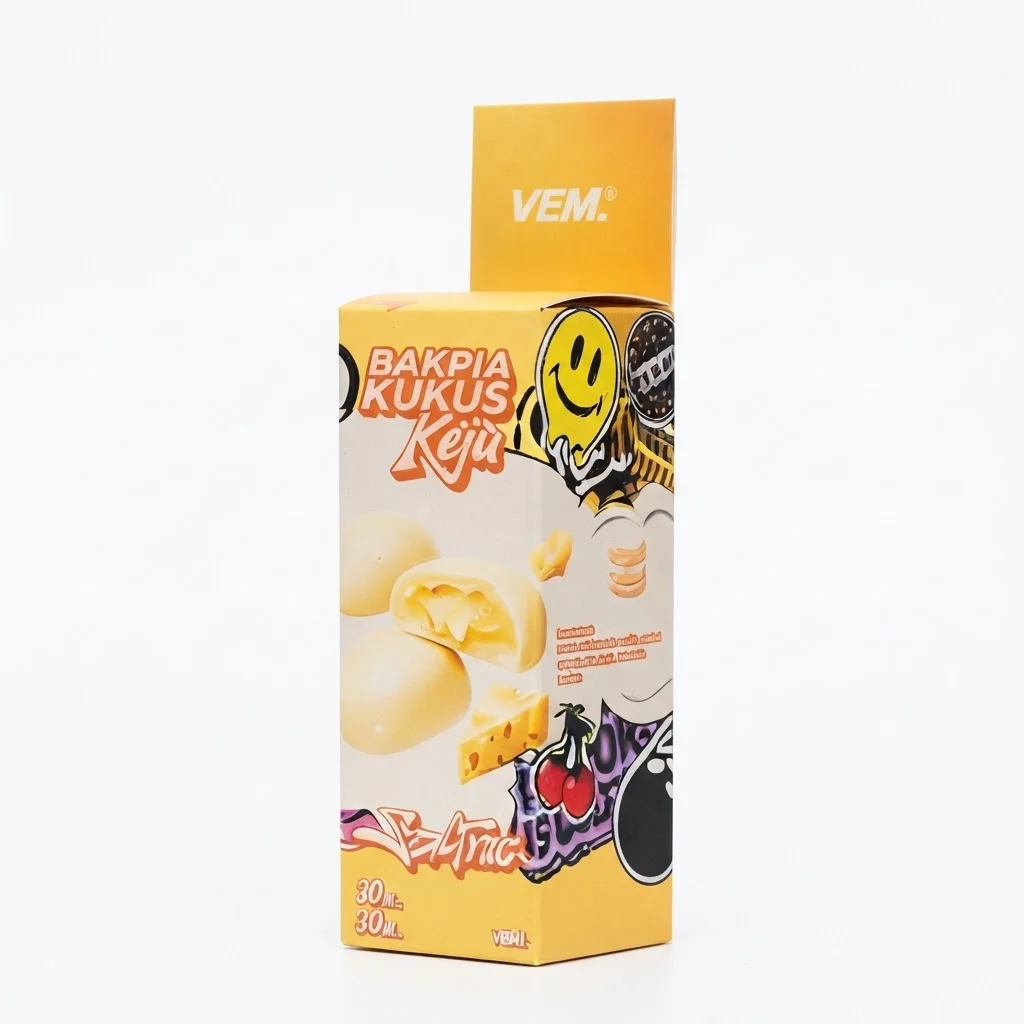 Bakpia Kukus Saltnic 30ml - Keju 30mg