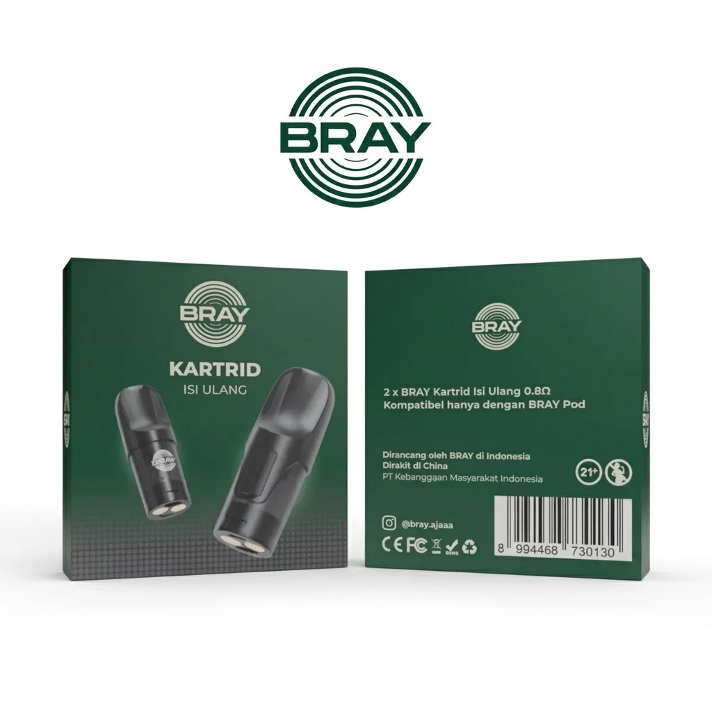 Cartridge Bray Pod - 0.8 Ohm