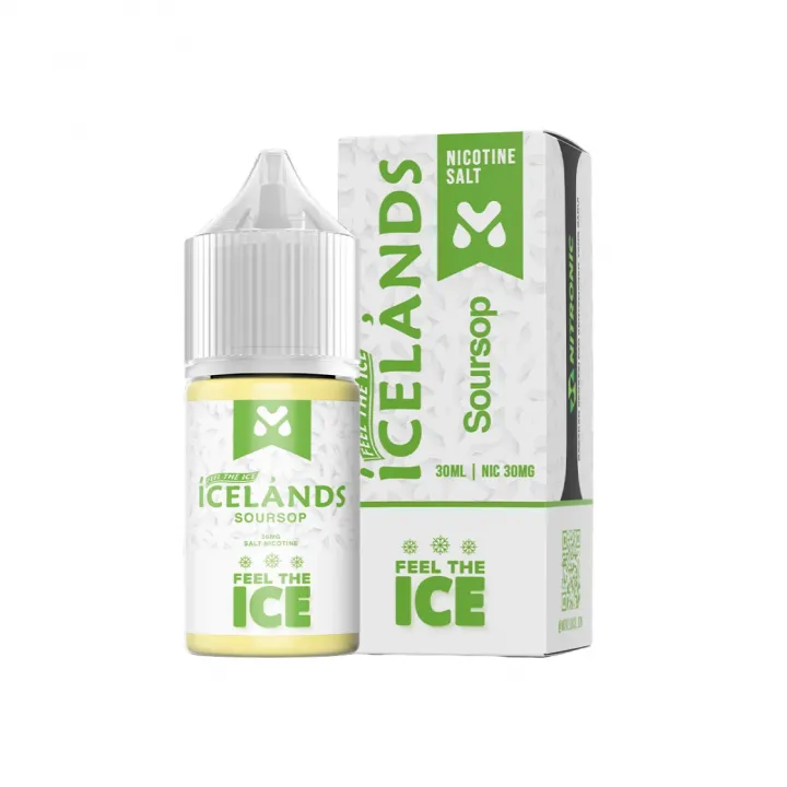 Icelands Saltnic 30ml - Soursop 30mg